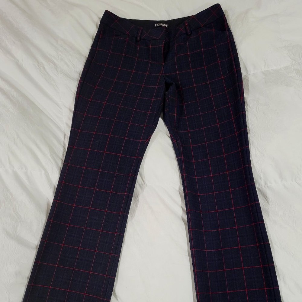 Express NWOT Editor Plaid Pants